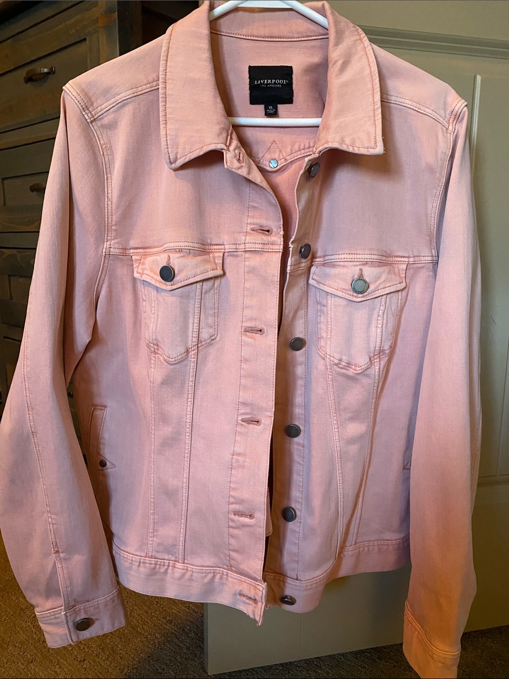 Liverpool Pink Jean Jacket